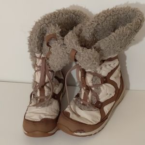 Columbia cold weather leather/nylon boots-sz 9 1/2